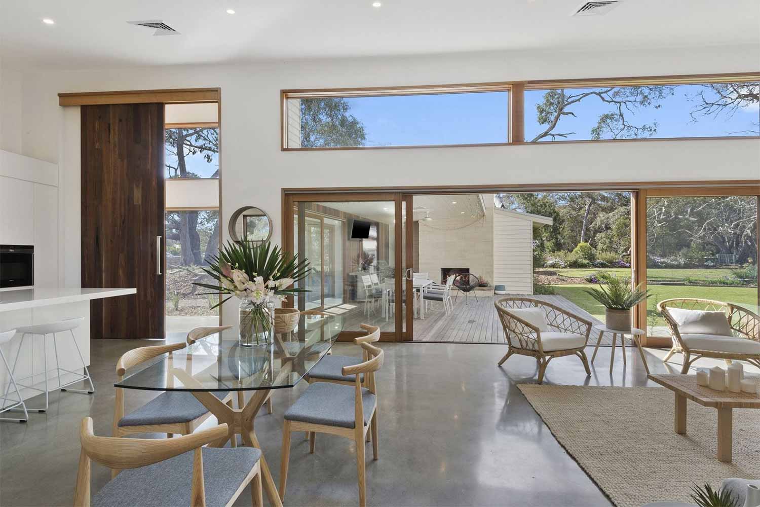 Bellarine Peninsula Beach House, built with limestone blocks