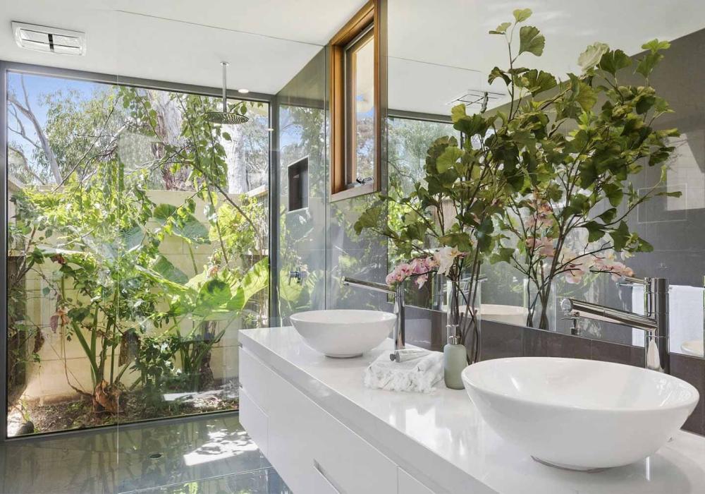Bellarine Peninsula Beach House, built with limestone blocks