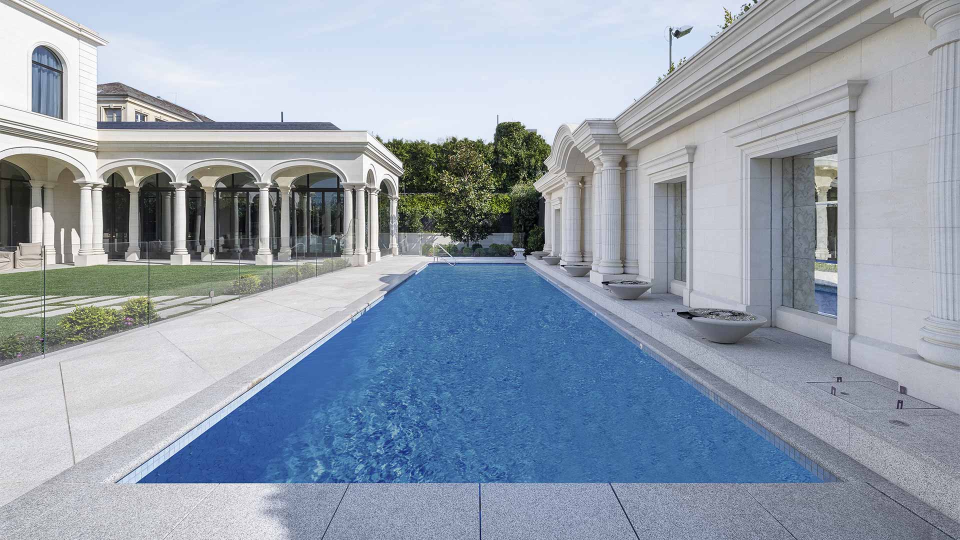 Colonnade House, Toorak Victoria, Mount Gambier Limestone