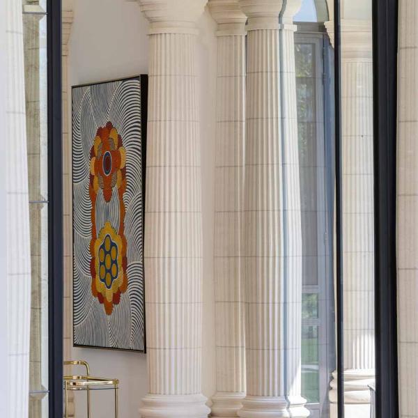 Colonnade House, Toorak Victoria, Mount Gambier Limestone