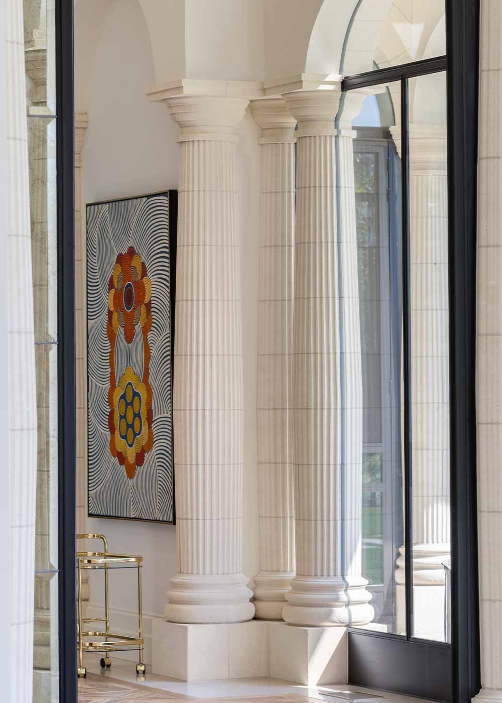 Colonnade House, Toorak Victoria, Mount Gambier Limestone
