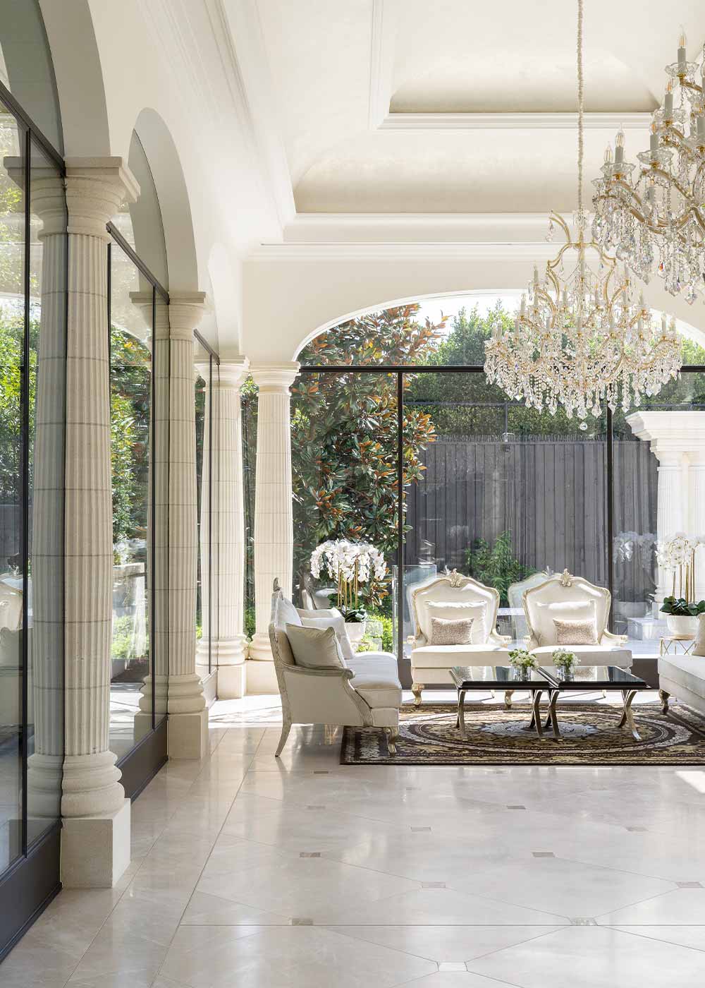 Colonnade House, Toorak Victoria, Mount Gambier Limestone