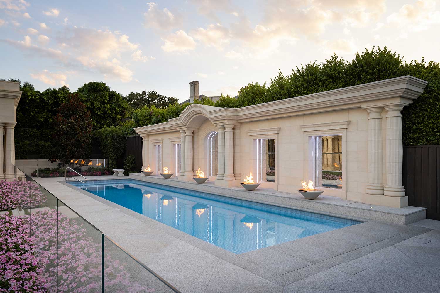 Colonnade House, Toorak Victoria, Mount Gambier Limestone