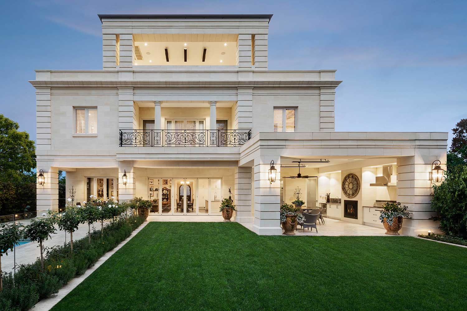 Douglas Street Toorak, Mount Gambier Limestone, Limestone Blockwork