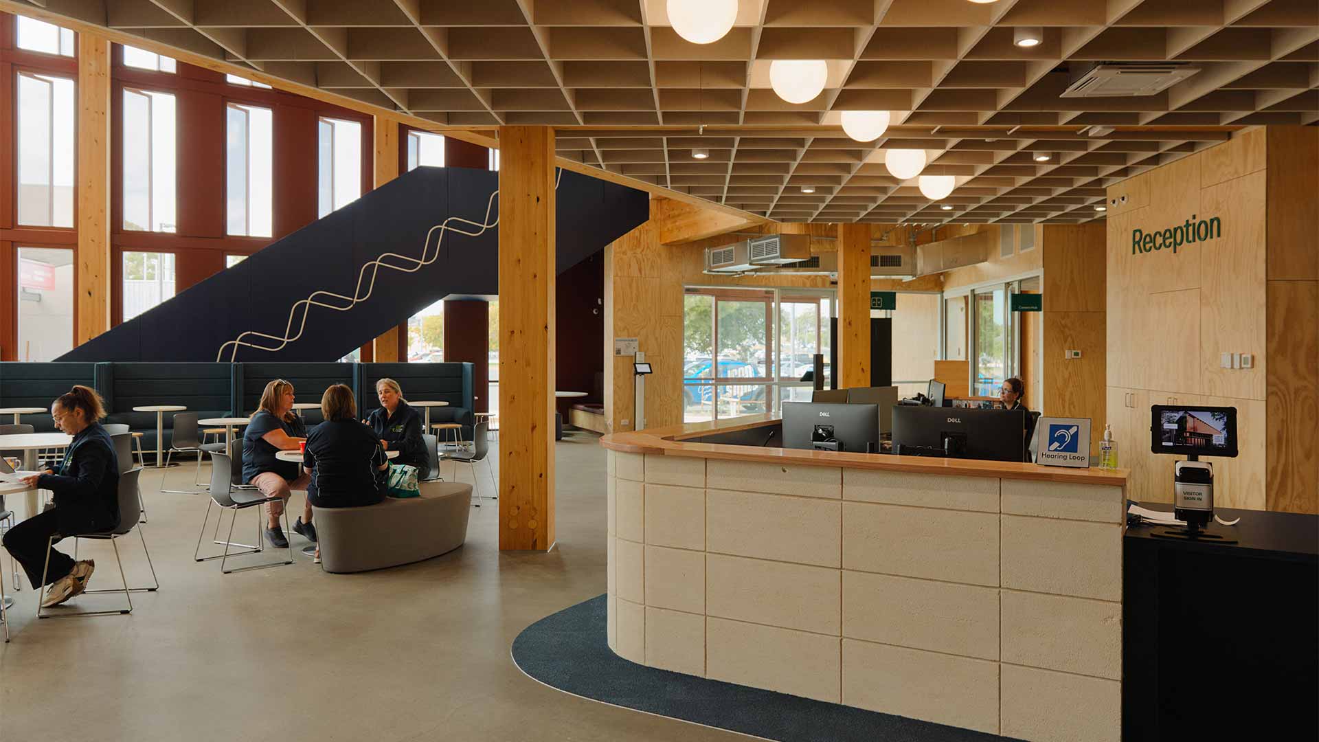 Limestone Coast Technical College, Mount Gambier, built with Mount Gambier Limestone
