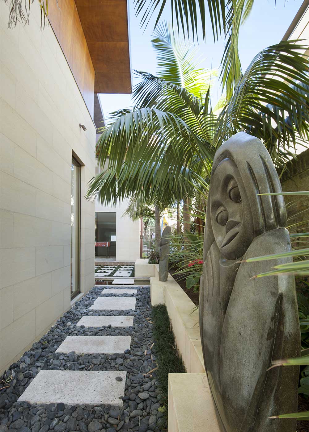 Bayside Sanctuary, Sydney, built with Mount Gambier Limestone blocks and cladding