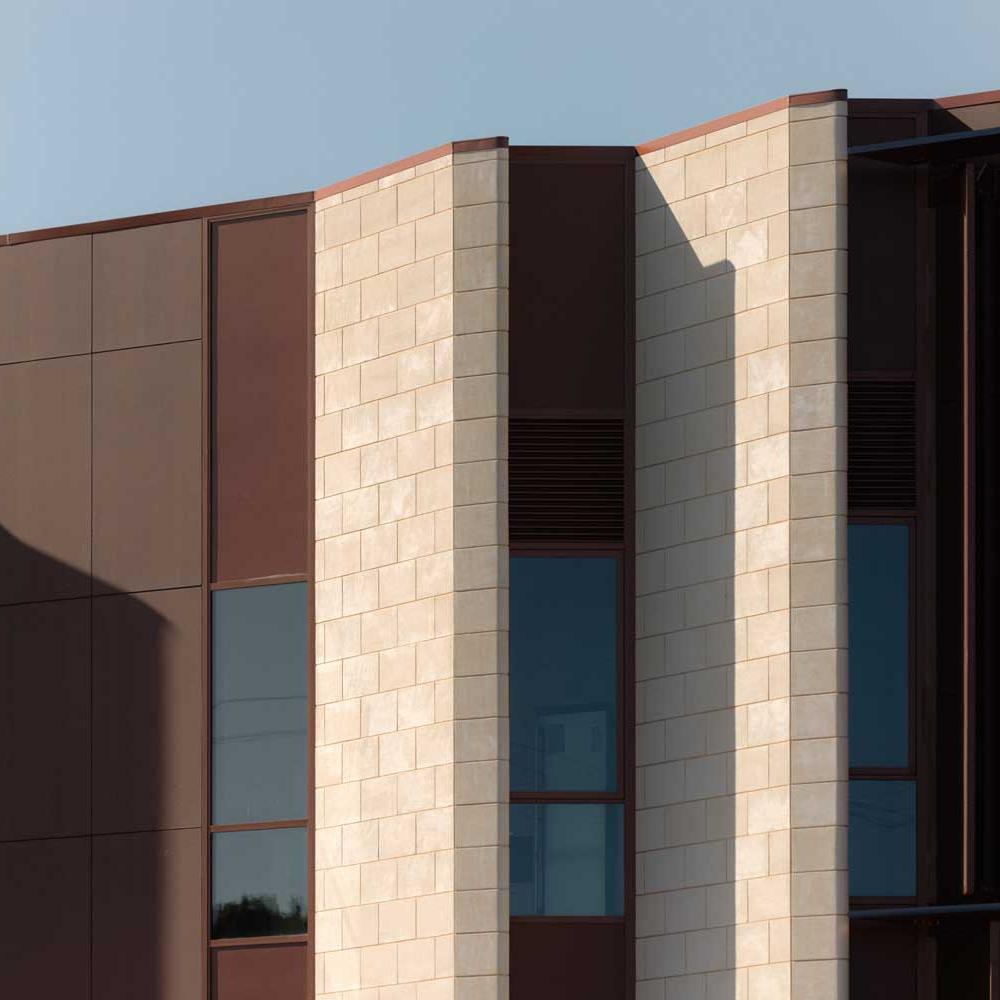 Limestone Coast Technical College, Mount Gambier, built with Mount Gambier Limestone