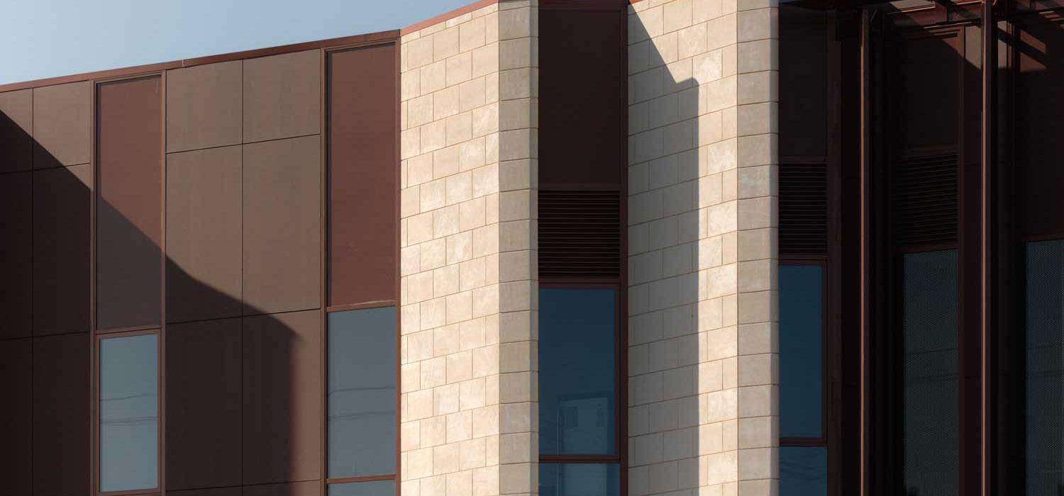 Limestone Coast Technical College, Mount Gambier, built with Mount Gambier Limestone