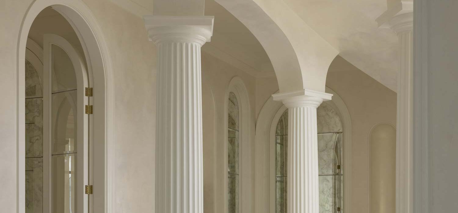 Colonnade House, Toorak Victoria, Mount Gambier Limestone interior features