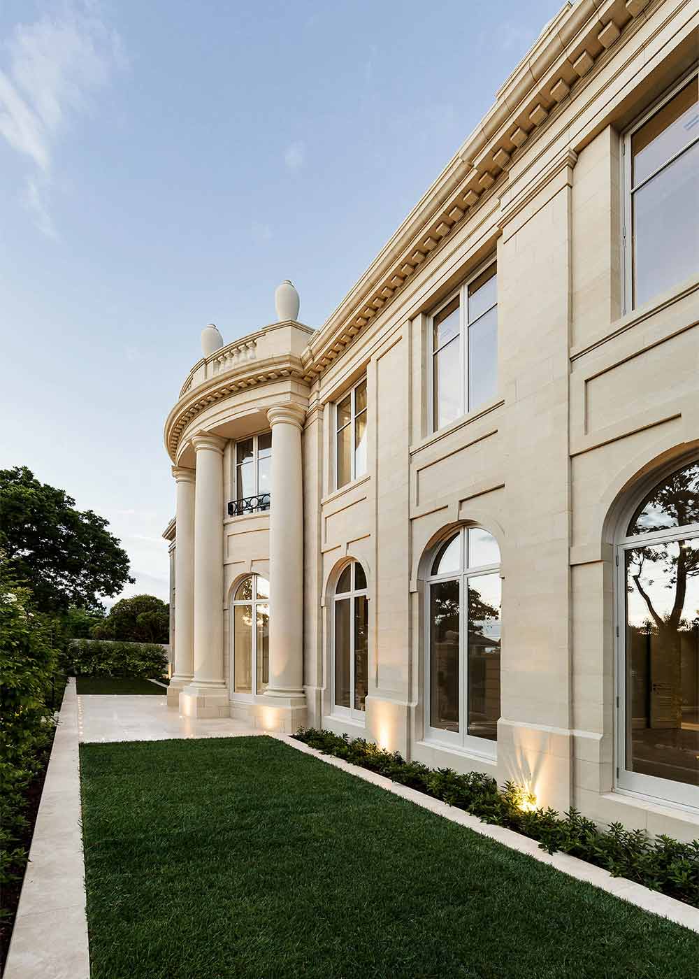 The Portico House, Toorak, Melbourne, built with Mount Gambier Limestone